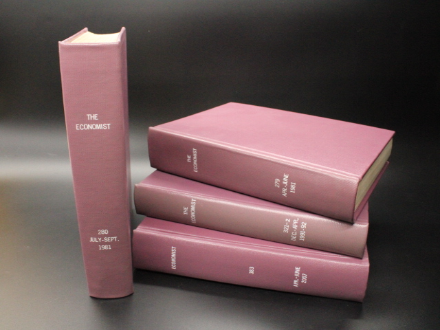 The Economist Magazine Sets - Nice Hardcover Volumes For Your Home Library