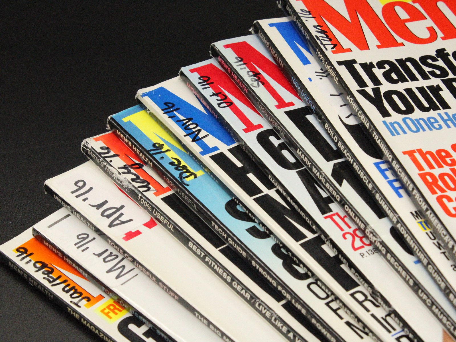 Men's Health Magazine Lot 2016 Complete Year (10 Issues) - Image 4