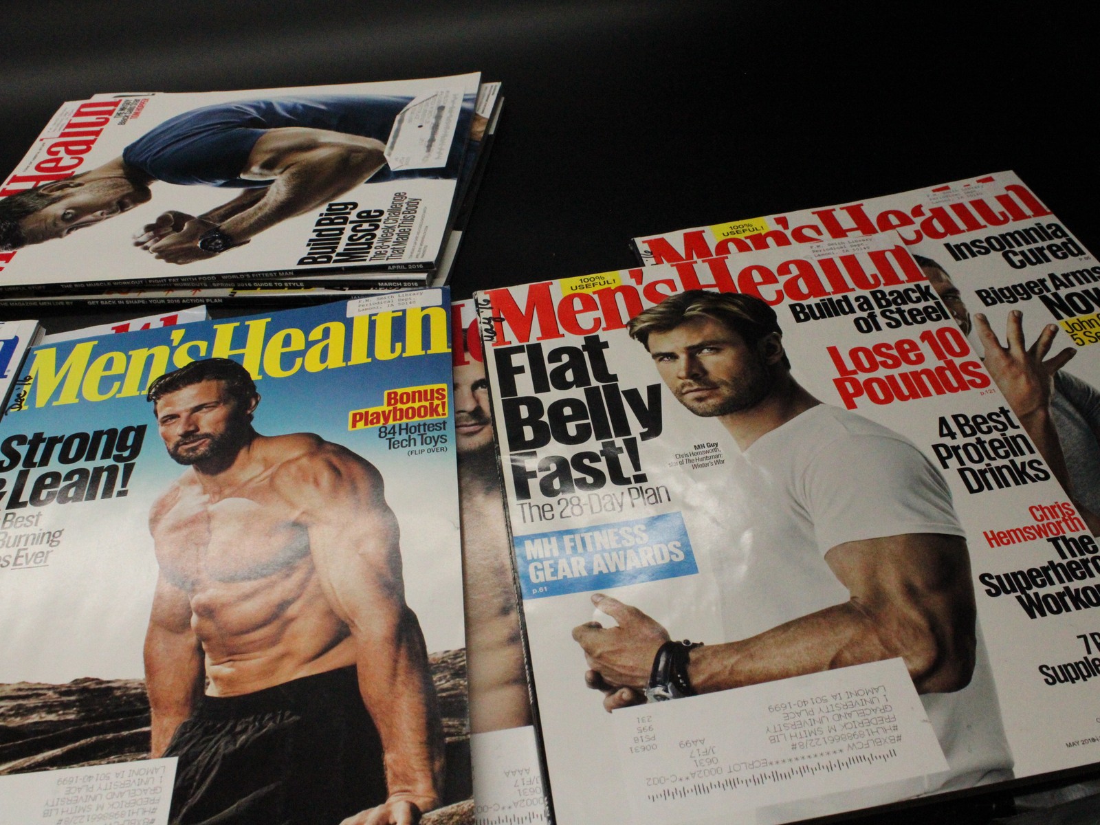 Men's Health Magazine Lot 2016 Complete Year (10 Issues) - Image 7
