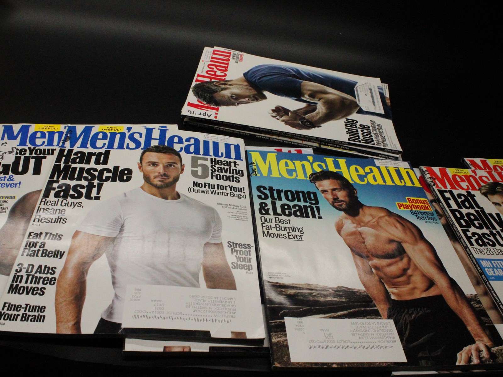 Men's Health Magazine Lot 2016 Complete Year (10 Issues) - Image 10