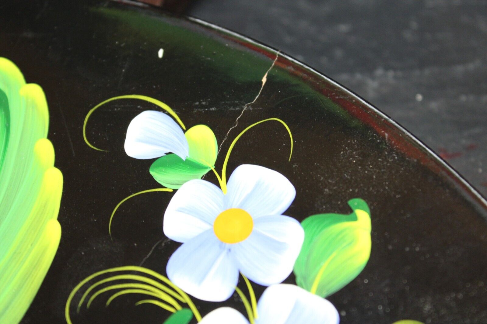 Ukraine Hand Painted Wooden Decor Set 3 Plates 5 Wooden Spoons Khokhloma - Image 12