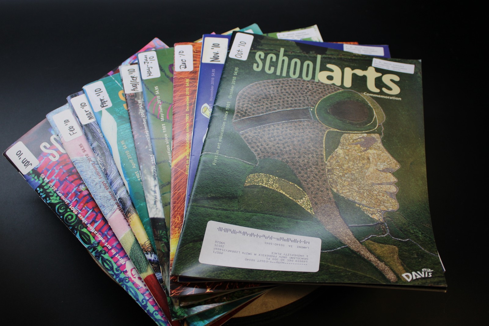 School Arts Magazine 2010-2011 (18 Issues) Art Teacher Educational Resource - Image 5