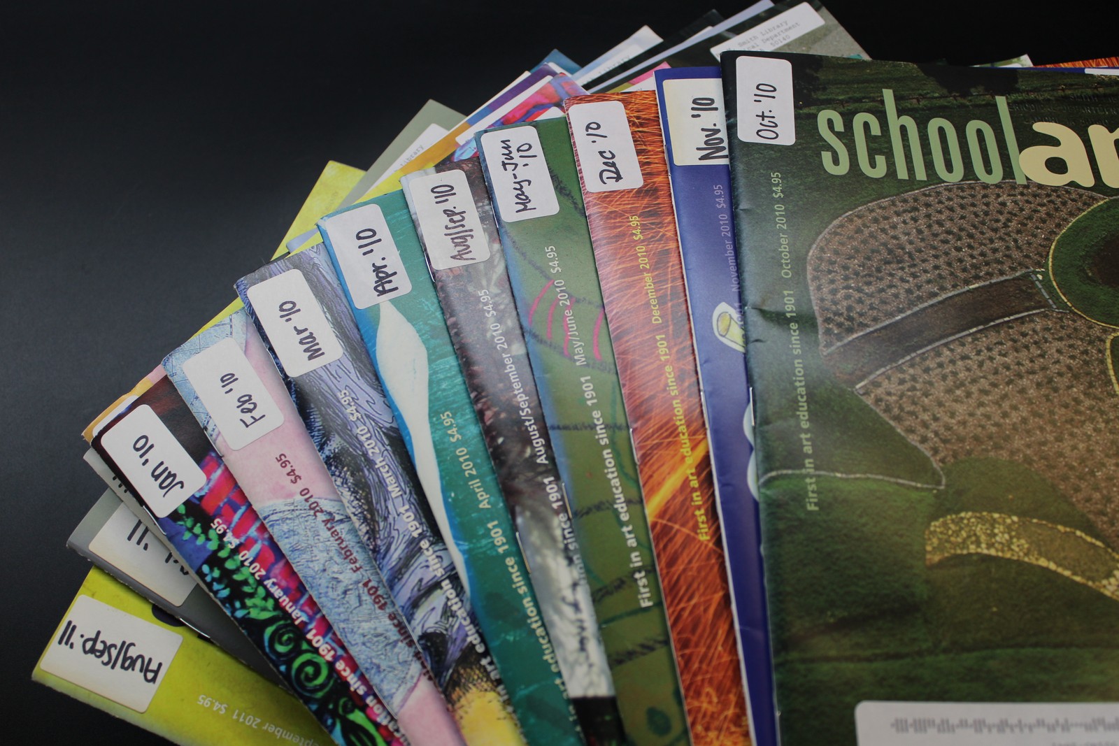 School Arts Magazine 2010-2011 (18 Issues) Art Teacher Educational Resource - Image 6