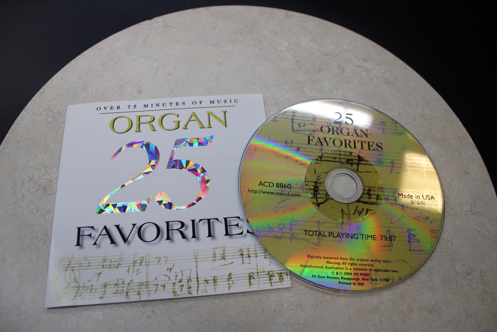 25 Organ Favorites