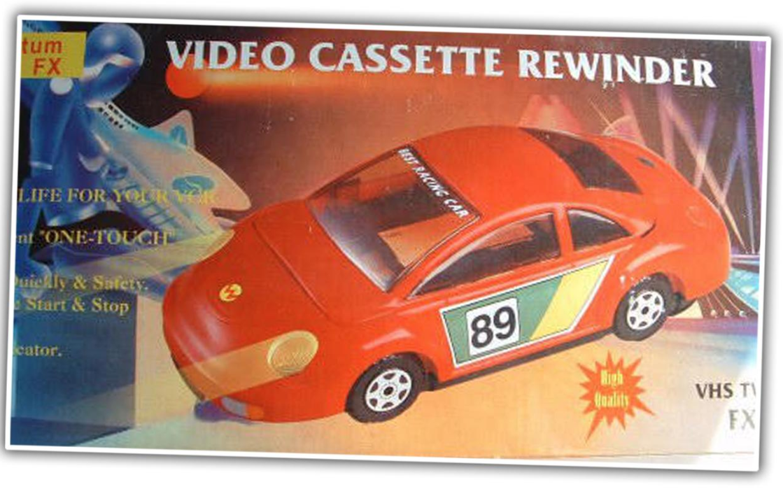 vhs rewinder in box