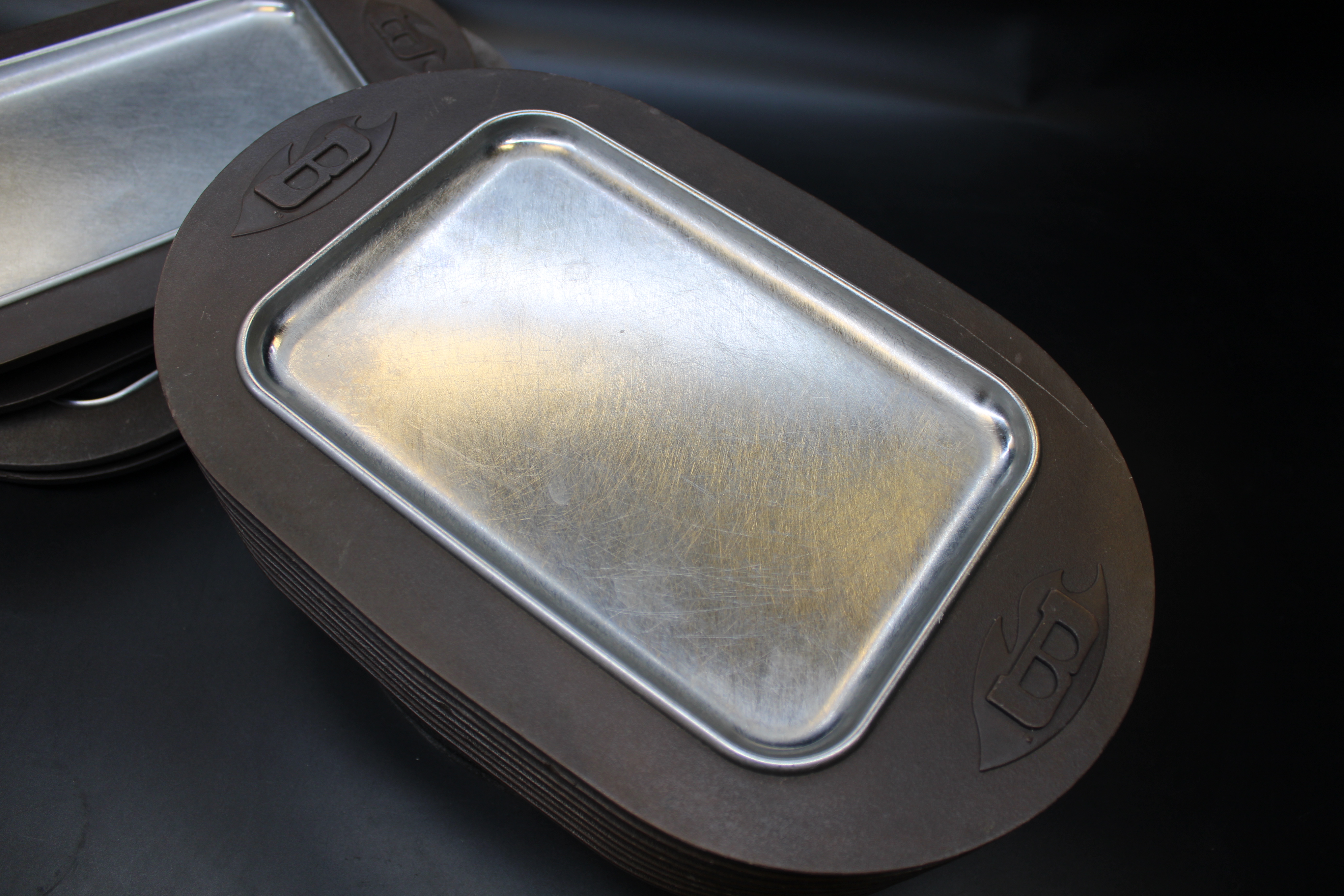Used Steak Sizzler Trays - Bonanza Restaurant Platters - B Flame (Lot of 13) - Image 6