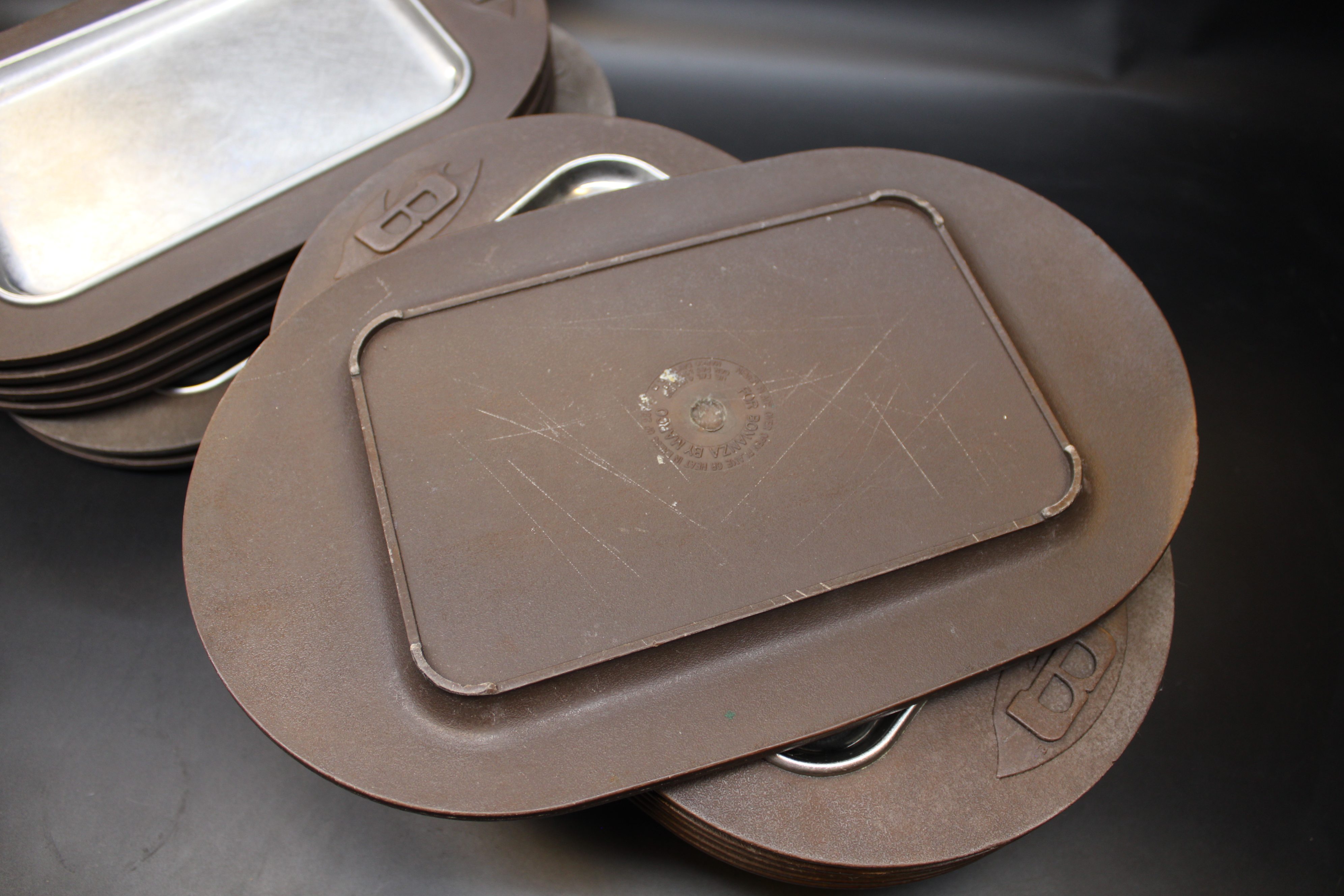 Used Steak Sizzler Trays - Bonanza Restaurant Platters - B Flame (Lot of 13) - Image 9