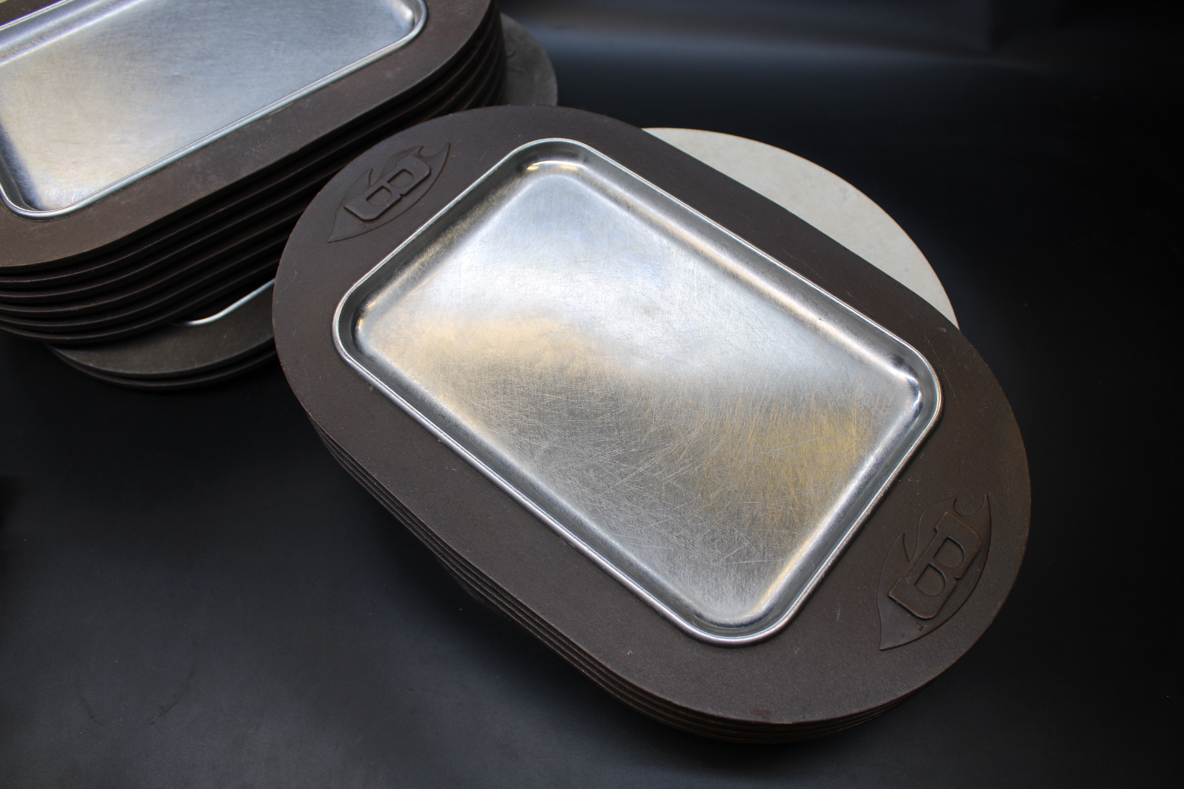 Used Steak Sizzler Trays - Bonanza Restaurant Platters - B Flame (Lot of 13) - Image 11