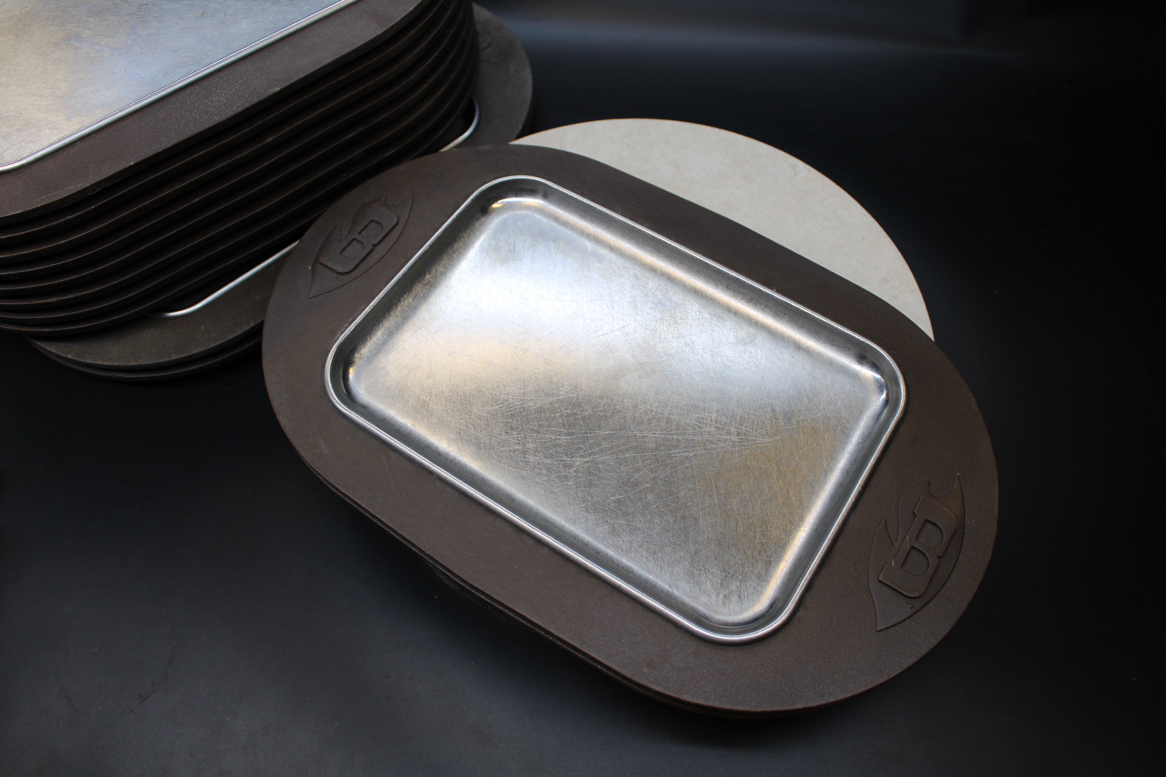 Used Steak Sizzler Trays - Bonanza Restaurant Platters - B Flame (Lot of 13) - Image 13